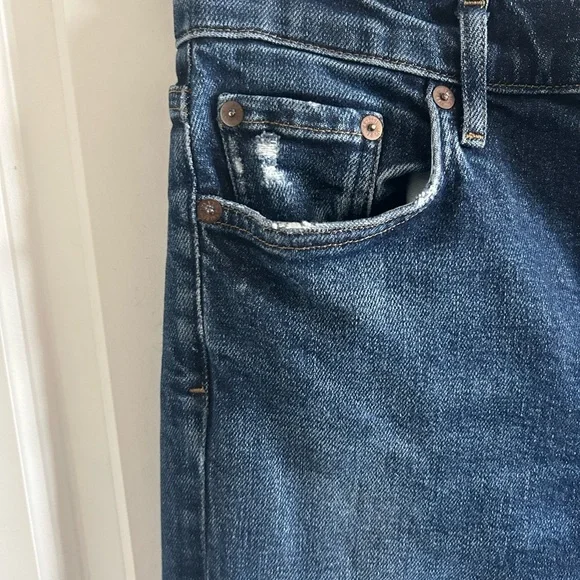 Agolde Sophie High Rise Skinny Denim Blue Jeans Size 27 - Picture 5 of 10